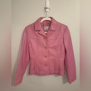 Vintage Wilson’s Leather Maxima Pink Jacket Sz S